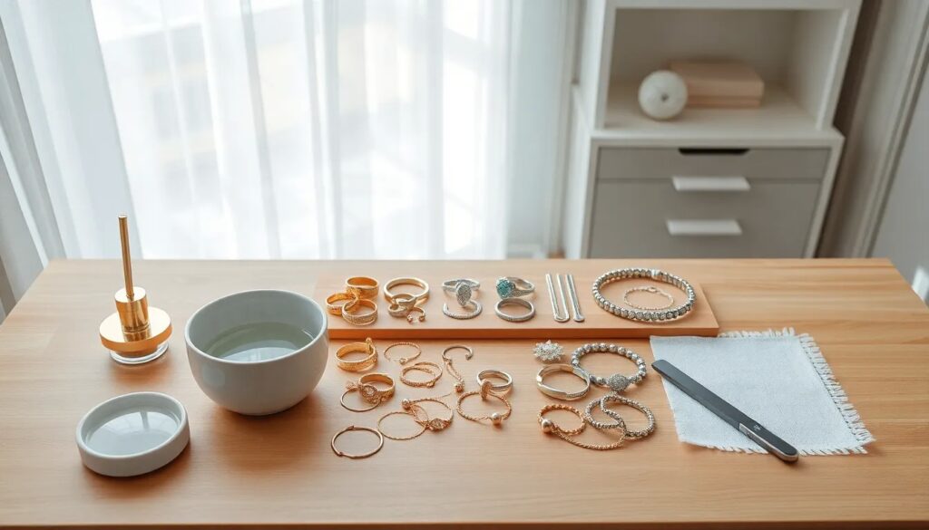 Cómo limpiar y cuidar tus joyas en casa: métodos seguros por material